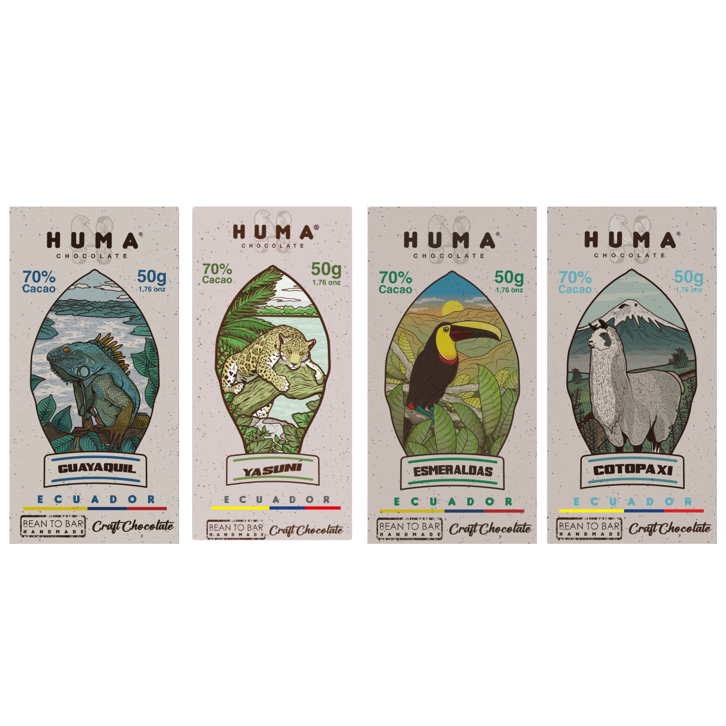 HUMA Chocolate 70 % Dunkelschokolade – Ecuador Kakao