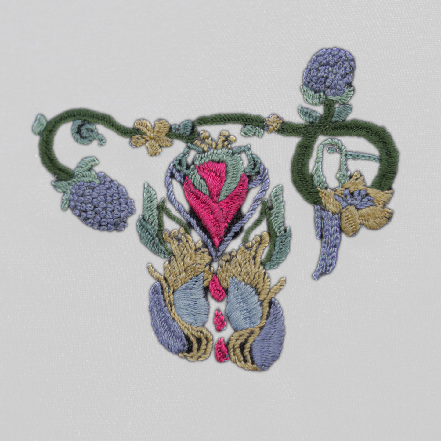 ESPERANZA T-shirt white | hand embroidered