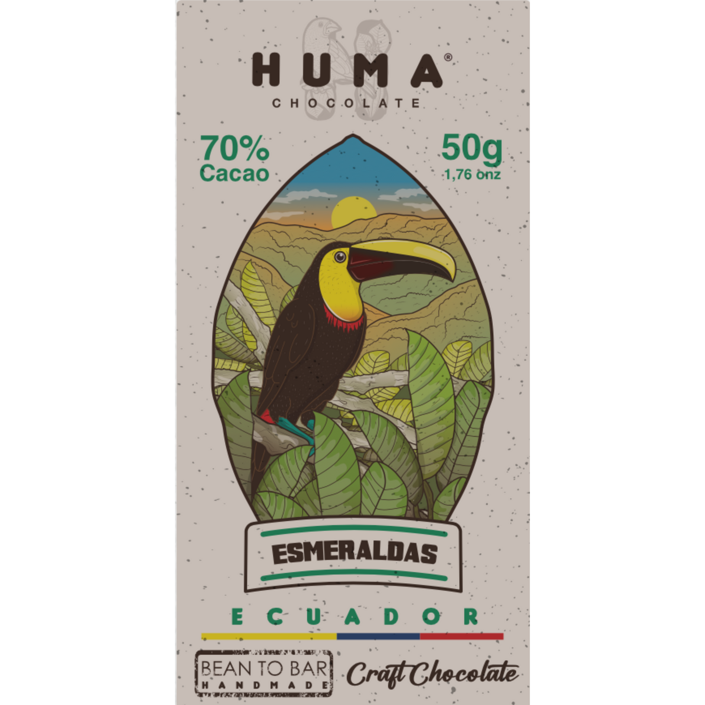 Esmeraldas 70 % Dunkle Schokolade – Beerig & Karamell | Bean-to-Bar aus Ecuador (Vegan)