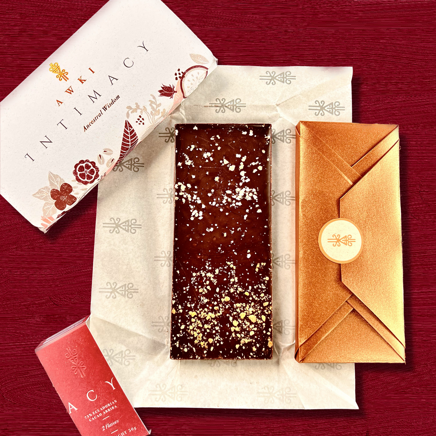 INTIMACY Schokolade 75 % Kakao | Bean-to-Bar aus Ecuador | Vegan & Fair