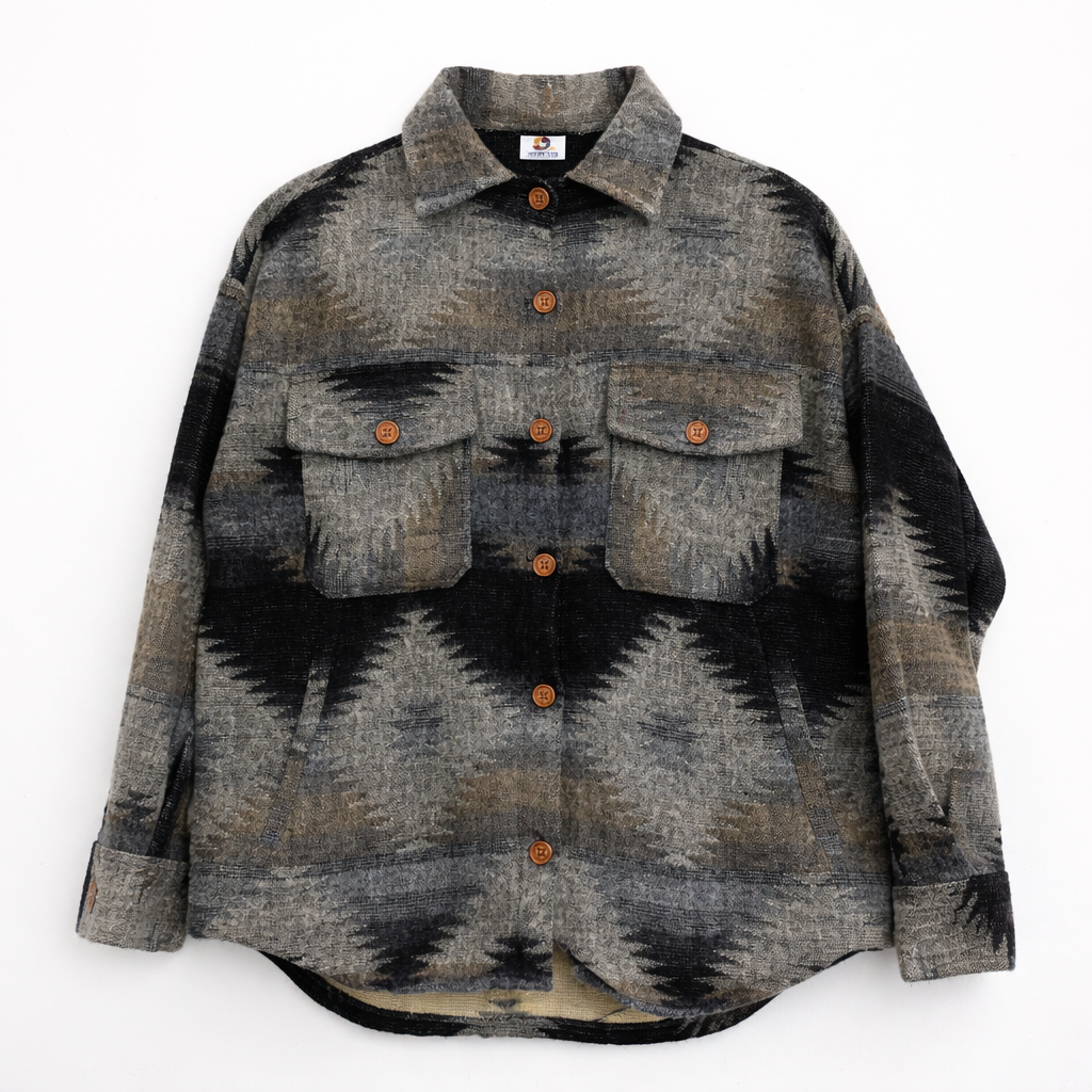 LATITUD 0° Alpaka Jacke | Andes Grau