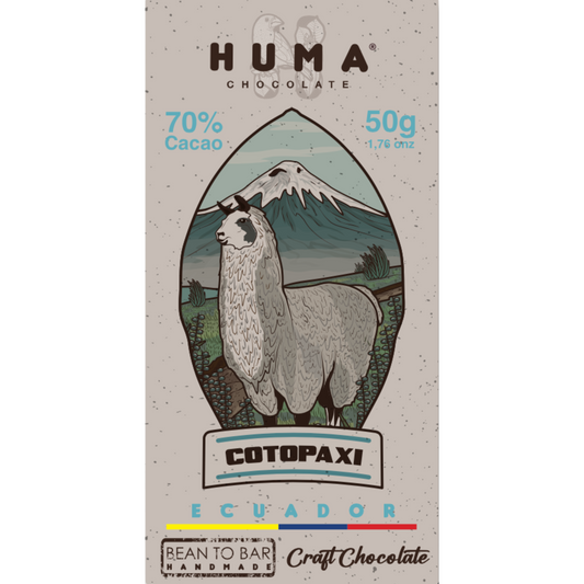 COTOPAXI 70% Dark Chocolate | Premium Cocoa from Ecuador | Vegan & Bean-to-Bar