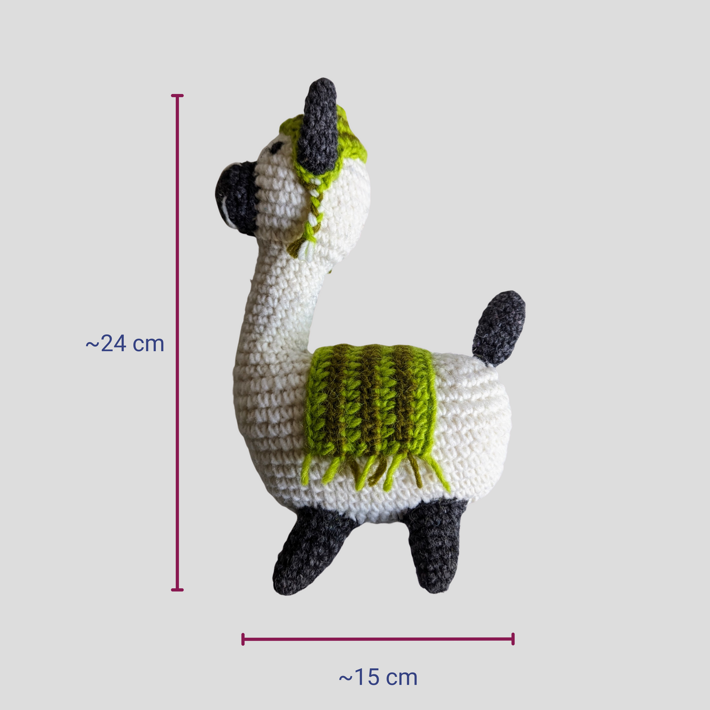 URKU Alpaca Amigurumi | Crocheted Alpaca toy