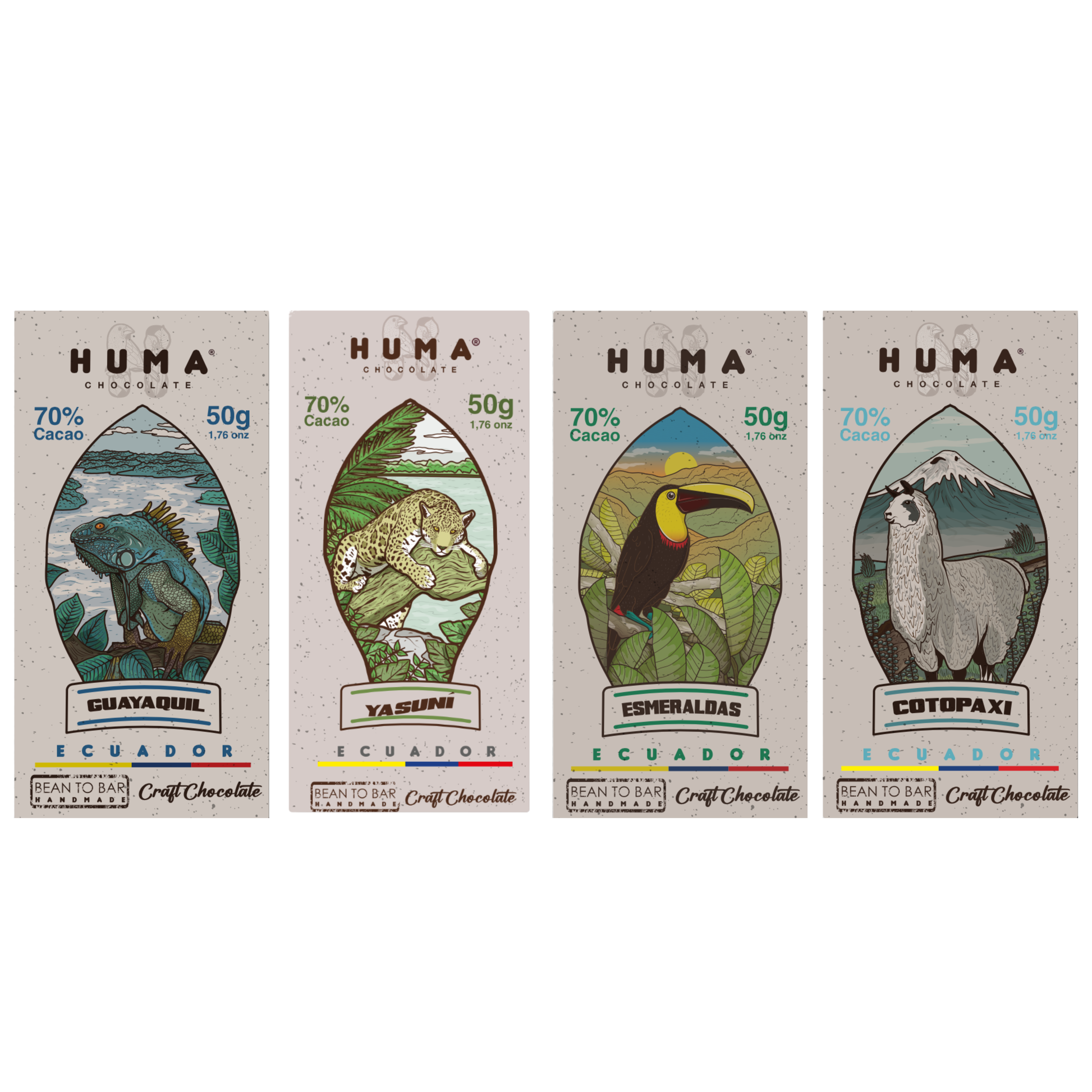 HUMA Chocolate 70 % Dunkelschokolade – Ecuador Kakao