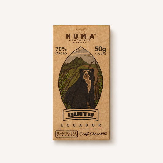 HUMA QUITU – 70 % Bean-to-Bar Schokolade aus dem Chocó Andino