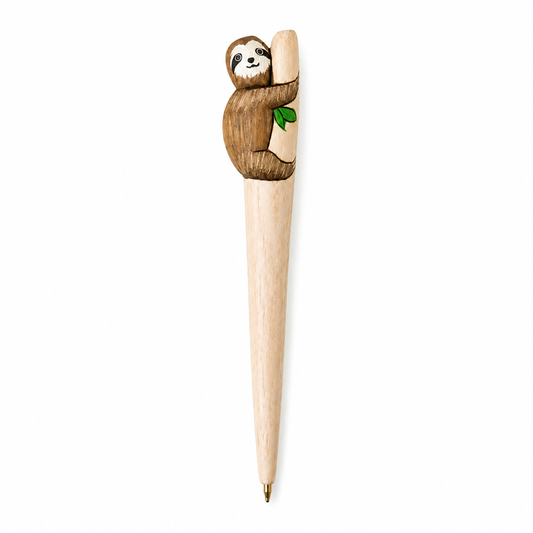Faultier Stifte aus Balsaholz