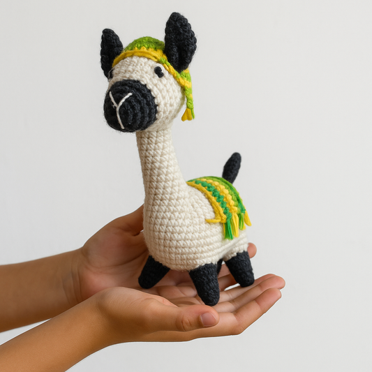 URKU Alpaca Amigurumi | handgemachte Alpaka Kuscheltier