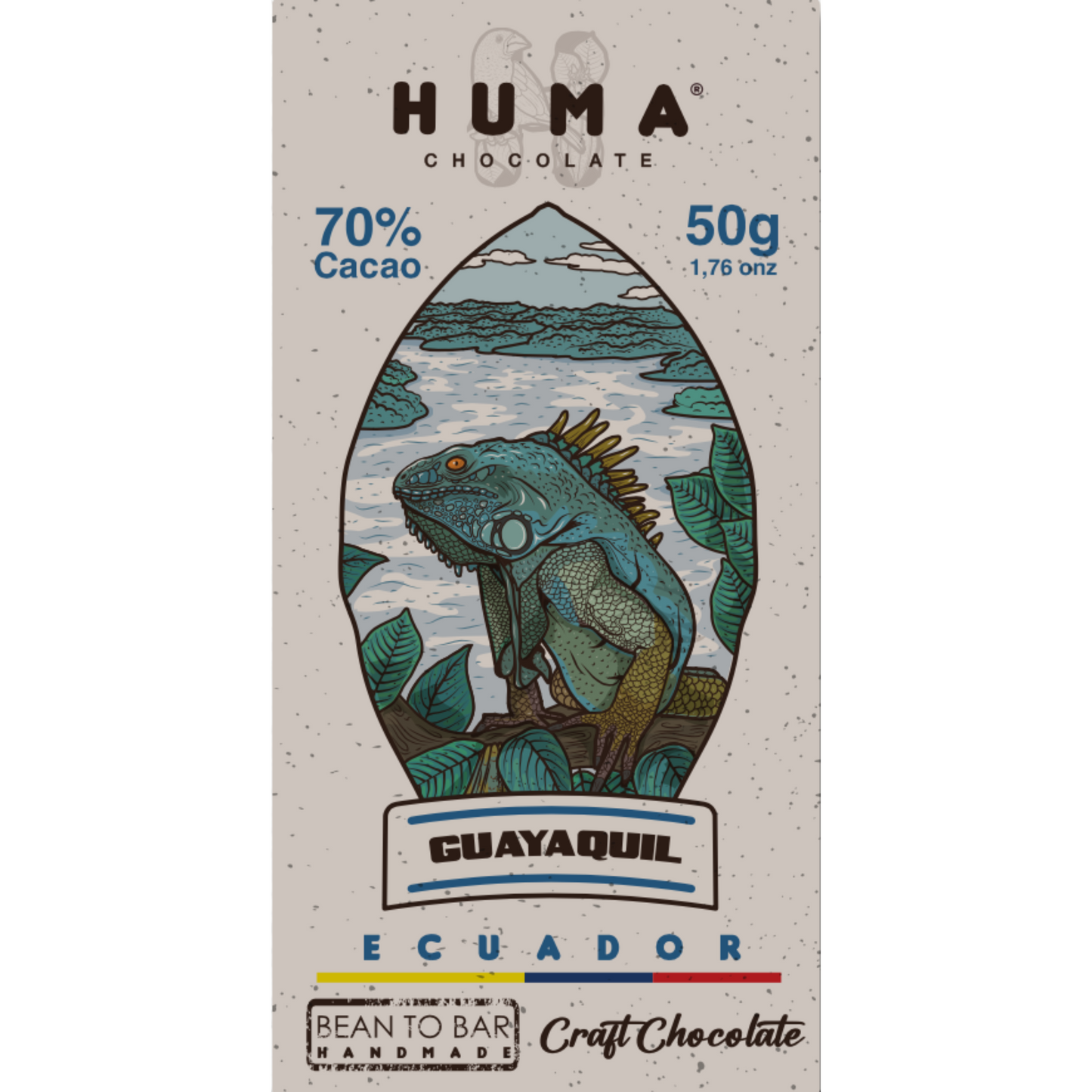 GUAYAQUIL | 70 % dunkle Schokolade | Premium-Kakao aus Ecuador | Vegan &amp; Bean-to-Bar