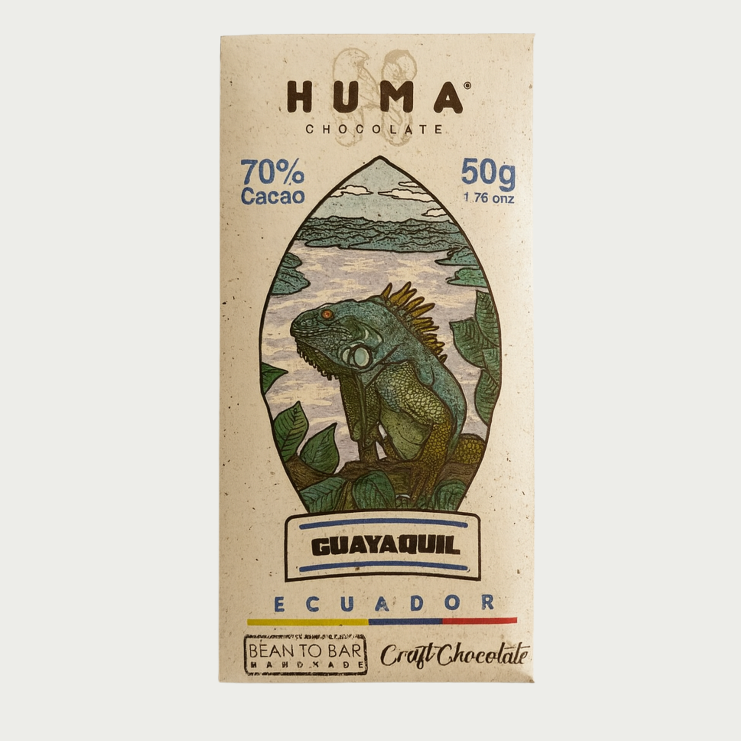 Guayaquil 70 % Dunkle Schokolade – Tropisch & Nussig | Bean-to-Bar aus Ecuador (Vegan)