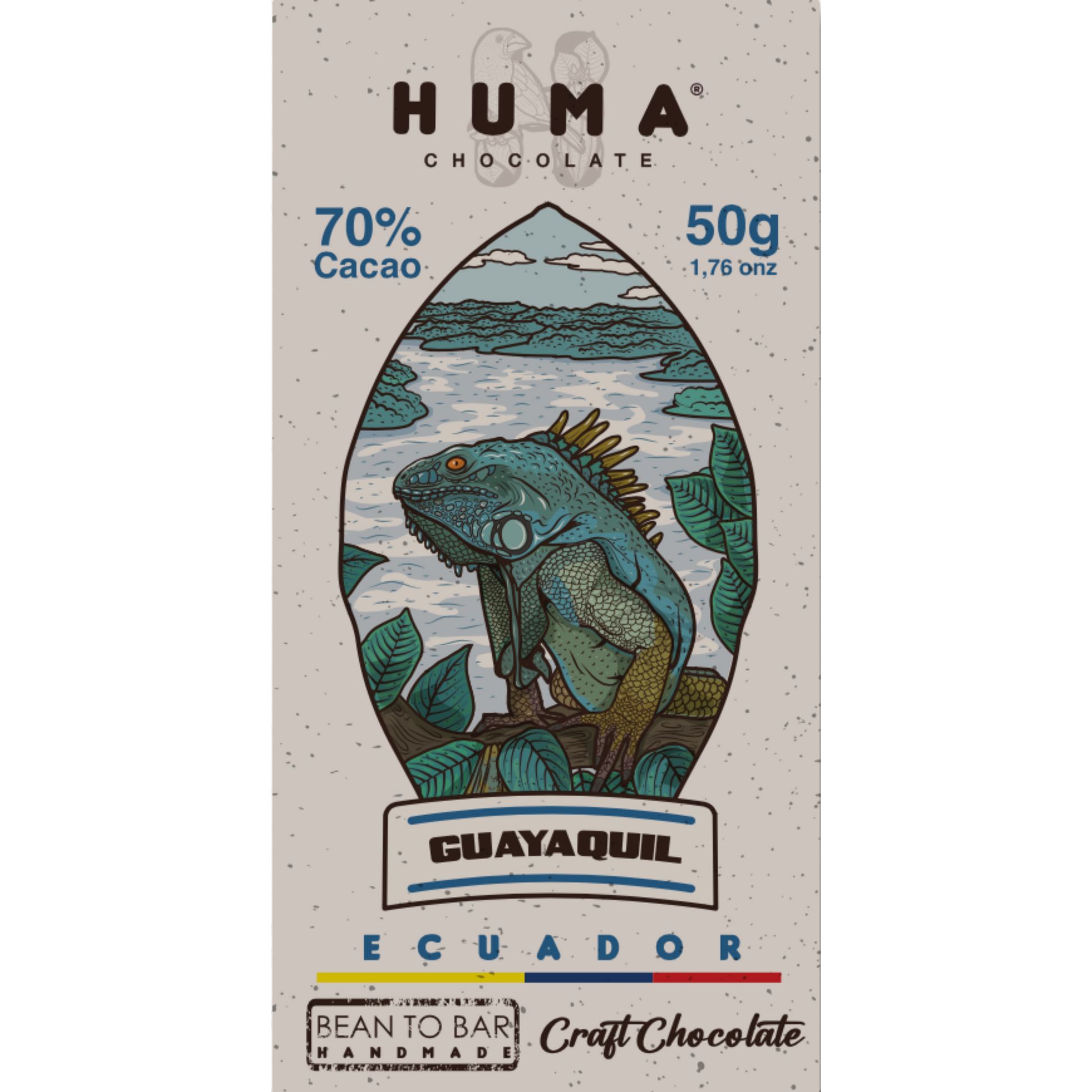 HUMA Chocolate 70 % Dunkelschokolade – Ecuador Kakao
