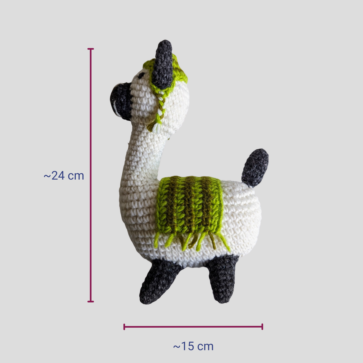 URKU Alpaca Amigurumi | handgemachte Alpaka Kuscheltier