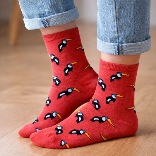 Tucan Socks – Bunte Socken mit Tukan-Design