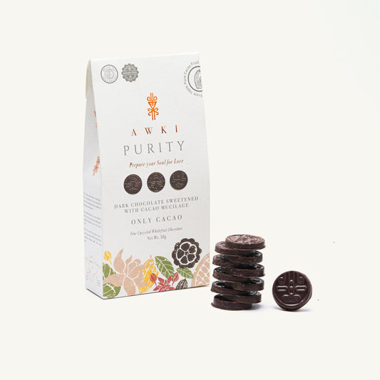 PURITY Schokolade – 100 % Kakao, Zuckerfrei, Vegan & Bean to Bar