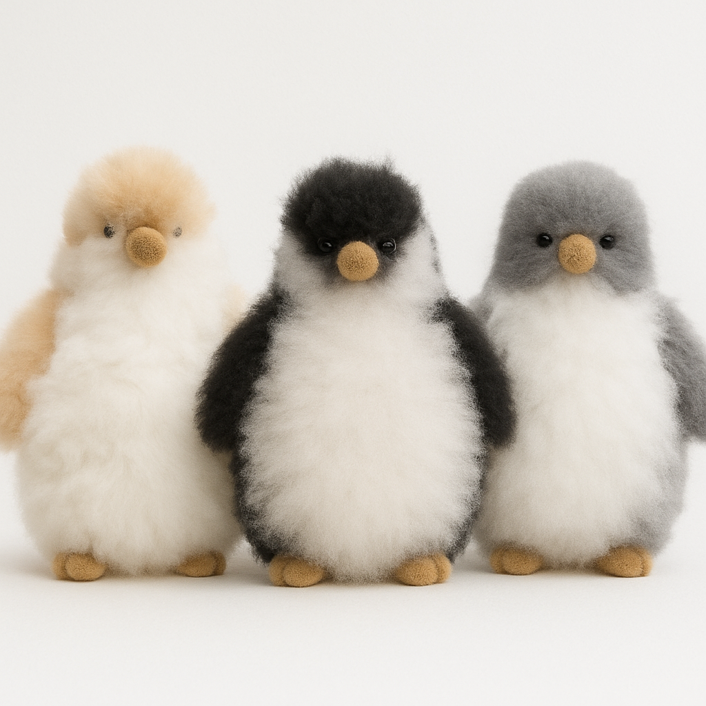 GALAPAGOS Pinguin aus Alpakawolle